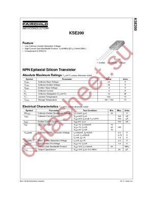 KSE200STSTU datasheet  